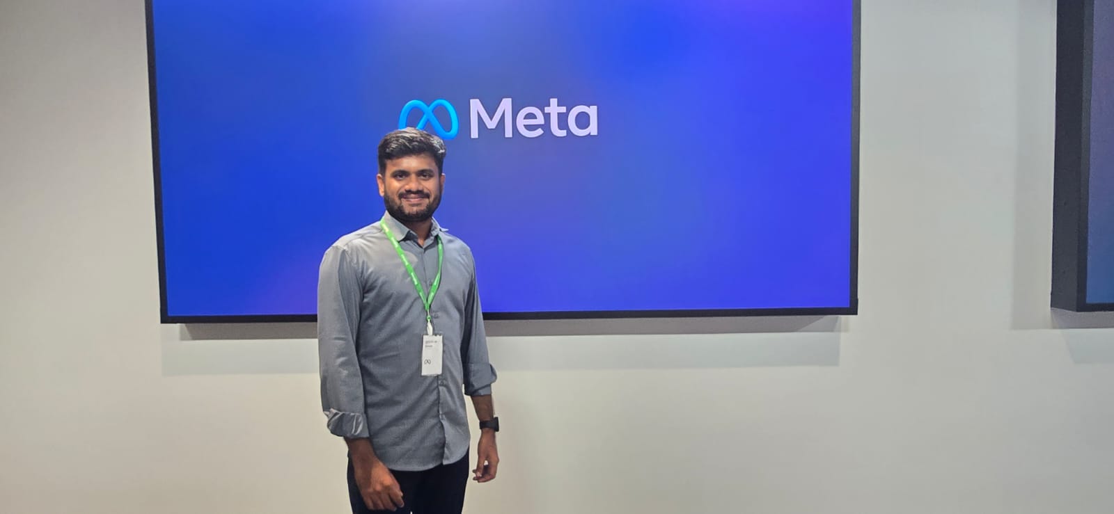 Dinesh at Meta Office